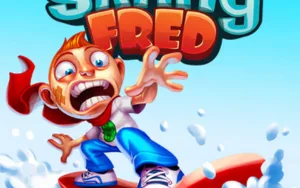 Skiing Fred